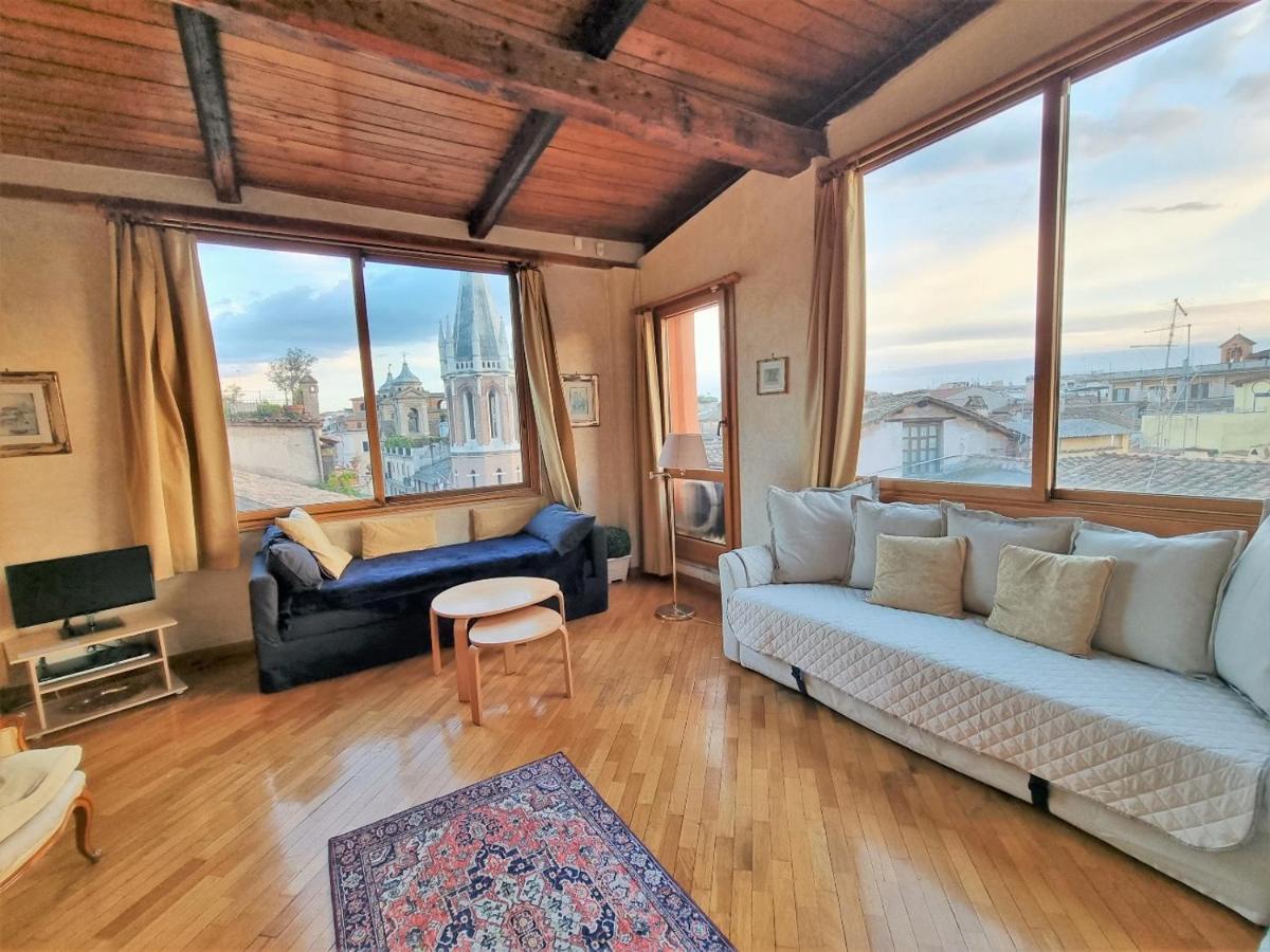 Amazing Panoramic Artist'S Loft Spanish Steps โรม ภายนอก รูปภาพ